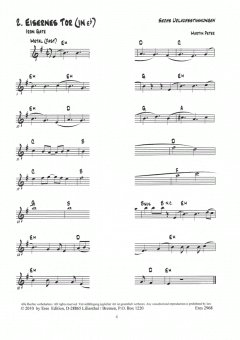 Sechs Urlaubsstimmungen (Ausgabe Eb) von Martin Peter 