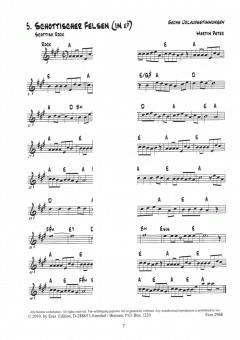 Sechs Urlaubsstimmungen (Ausgabe Eb) von Martin Peter 