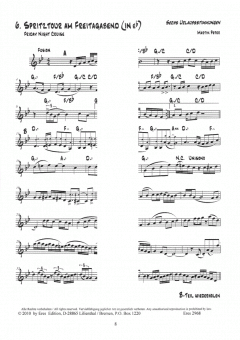 Sechs Urlaubsstimmungen (Ausgabe Eb) von Martin Peter 