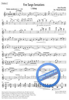 Five Tango Sensations (Astor Piazzolla) 