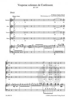 Vesperae solennes de Confessore KV 339 (W.A. Mozart) 
