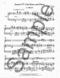 Sonata No.1 (Horn And Piano) von Alec Wilder für Horn und Klavier