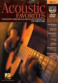 Guitar Play-Along DVD Vol. 17: Acoustic Favorites 