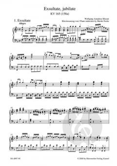 Exultate jubilate von Wolfgang Amadeus Mozart 