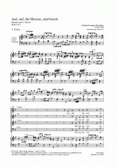 Auf, auf, ihr Herzen, seid bereit (Gottfried August Homilius) 
