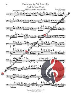 Exercises For The Violoncello Books 1 & 2 von Justus Johann Friedrich Dotzauer im Alle Noten Shop kaufen