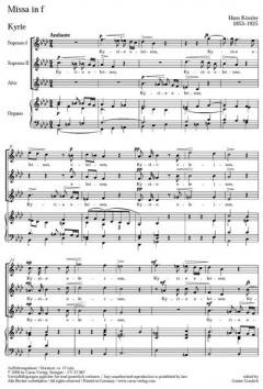 Missa in f-Moll für Frauenstimmen (Hans Kössler) 