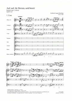 Auf, auf, ihr Herzen, seid bereit (Gottfried August Homilius) 
