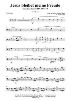 Jesu meine Freude von Johann Sebastian Bach 