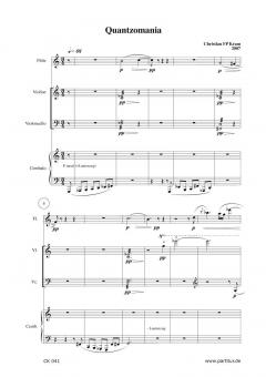 Quantzomania für Flöte, Violine, Violoncello und Cembalo (Christian Kram) 