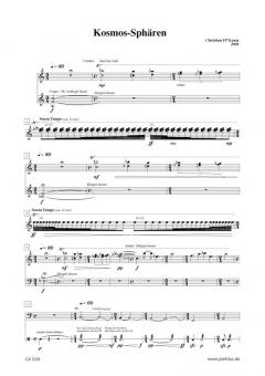 Kosmos-Sphären für Percussion-Instrumente von Christian Kram im Alle Noten Shop kaufen