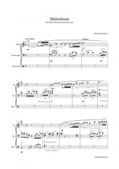 Melochrom für Flöte, Violoncello und Percussion (Hans Kraus-Hübner) 