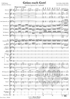 Grüss euch Gott! from The Operetta 'Der Vogelhändler' (Carl Zeller) 