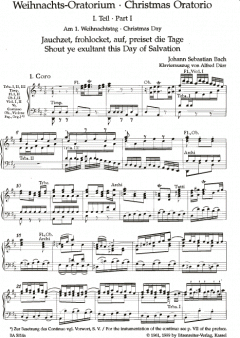 Weihnachtsoratorium BWV 248 von Johann Sebastian Bach 