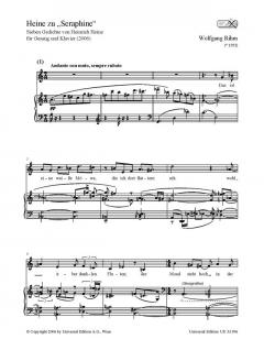 Heine zu 'Seraphine' von Wolfgang Rihm 