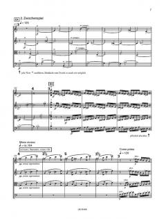 Streichquartett Nr. 2 Refrain von Peter Kolman im Alle Noten Shop kaufen (Partitur)