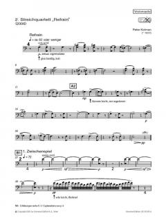 Streichquartett Nr. 2 Refrain von Peter Kolman im Alle Noten Shop kaufen (Stimmensatz)
