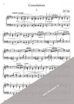 Consolations von Franz Liszt 
