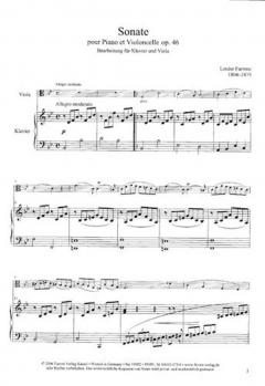 Sonate pour Piano et Violoncelle op. 46 von Louise Farrenc 
