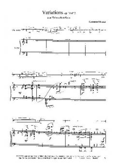 Variations For Harp And Violoncello (Florentine Mulsant) 