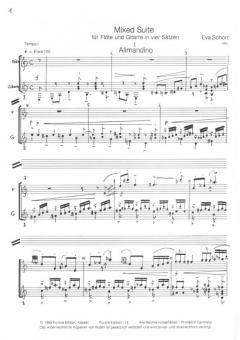 Mixed Suite für Flöte und Gitarre von Eva Schorr im Alle Noten Shop kaufen