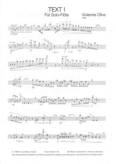 Text I von Vivienne Olive 