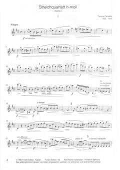 Streichquartett h-Moll von Teresa Carreno im Alle Noten Shop kaufen