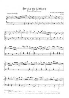 Sonata da Cimbalo G-Dur (Marianna Martines) 