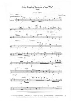 After Reading 'Lessons Of The War' von Janet Beat 