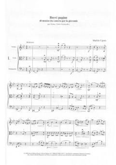 Brevi Pagine di Musica da Camera per la Gioventu von Matilde Capuis 
