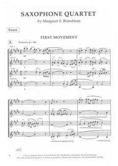 Saxophone Quartet von M Brandman 