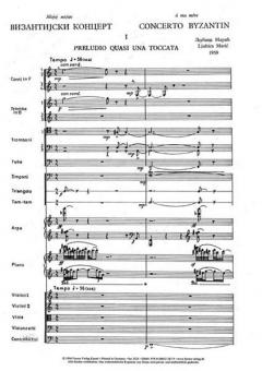 Byzantine Concerto von Ljubica Maric 