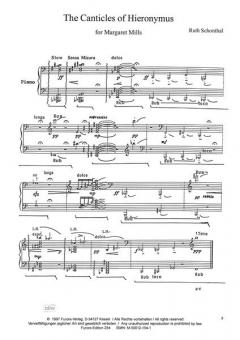 The Canticles of Hieronymus von Ruth Schonthal 