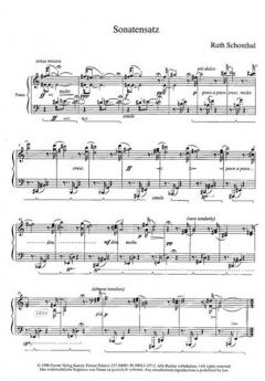 Sonatensatz von Ruth Schonthal 