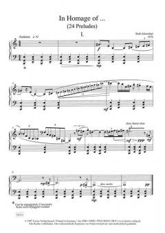 In Homage of ... von Ruth Schonthal 