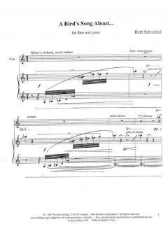 A Bird's Song About ... von Ruth Schonthal 