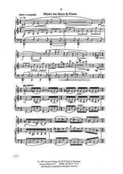 Music For Horn & Piano von Ruth Schonthal im Alle Noten Shop kaufen