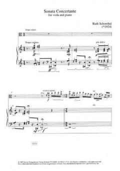 Sonata Concertante von Ruth Schonthal 