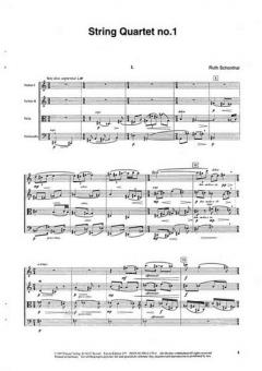 String Quartet No. 1 von Ruth Schonthal 