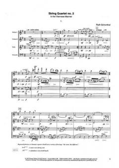 String Quartet No. 2 von Ruth Schonthal 