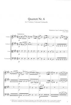 Streichquartett No. 6 von Maddalena Laura Lombardini Sirmen im Alle Noten Shop kaufen