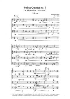 String Quartet No. 3 (1997) von Ruth Schönthal 