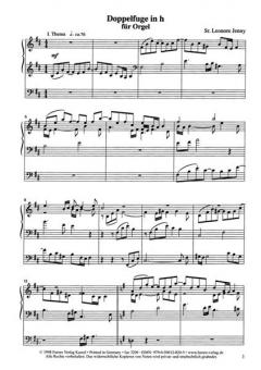 Doppelfuge in h von Sr. Leonore  Jenny 