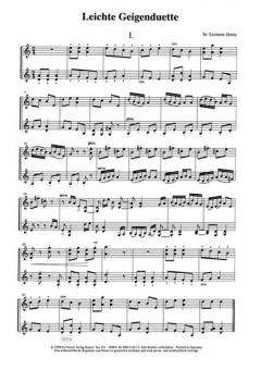 Leichte Geigenduette von Sr. Leonore  Jenny 
