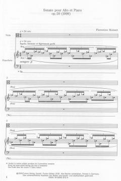 Sonata For Viola And Piano von Florentine Mulsant im Alle Noten Shop kaufen