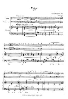 Trio d-Major op. 15 (1877) (Louise Adolpha Le Beau) 