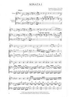 Sonaten op. 2 für Violine und Klavier. Vol. I von Franziska Lebrun im Alle Noten Shop kaufen (Partitur)