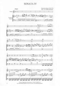 Sonaten op. 2 von Franziska Lebrun für Violine und Klavier im Alle Noten Shop kaufen (Partitur)