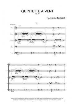 Quintette a vent (Florentine Mulsant) 