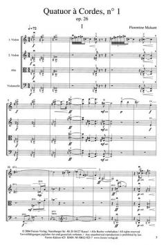 String Quartet Op. 26 von Florentine Mulsant 